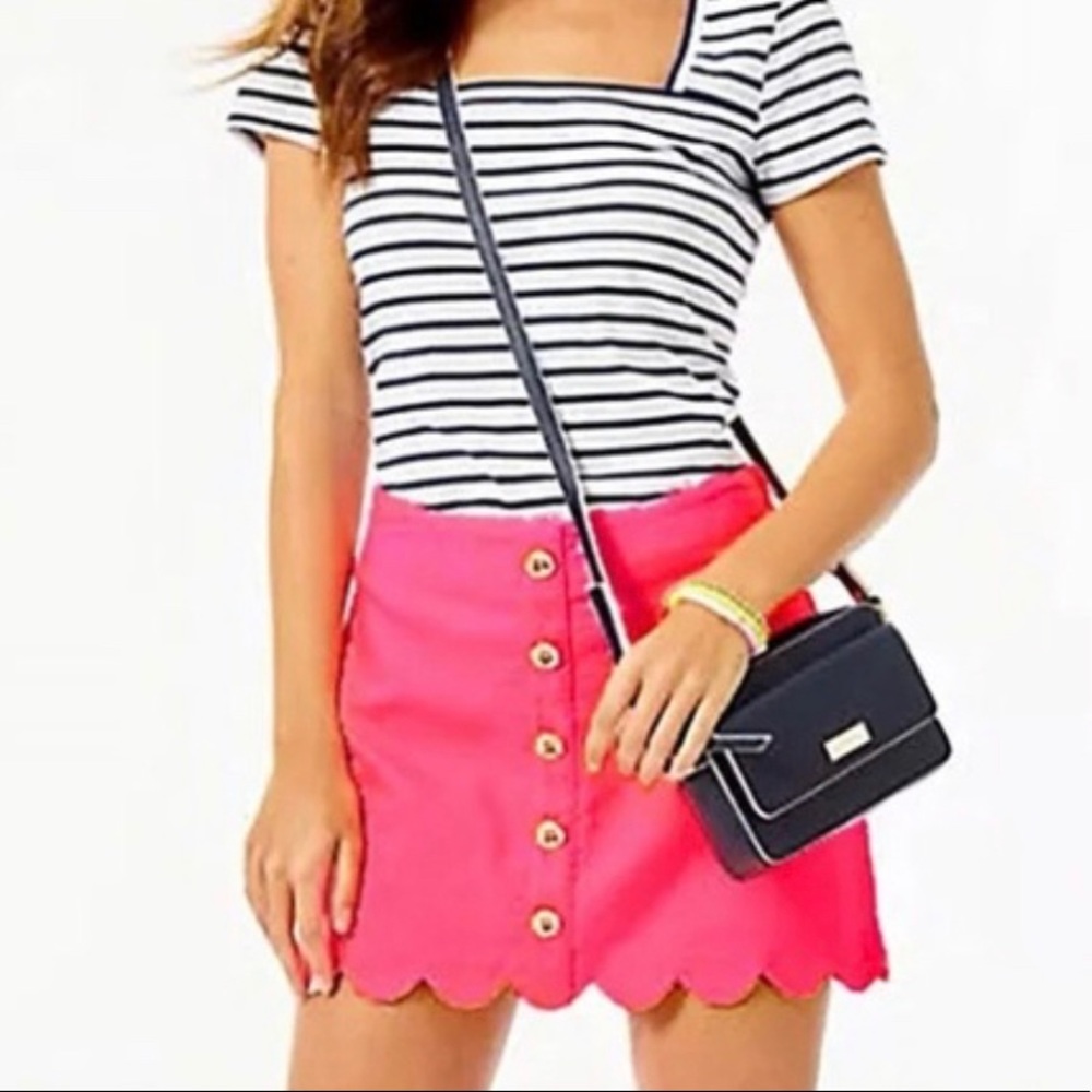 NWT Lilly Pulitzer Kaylie Skort in hot pink, size 16